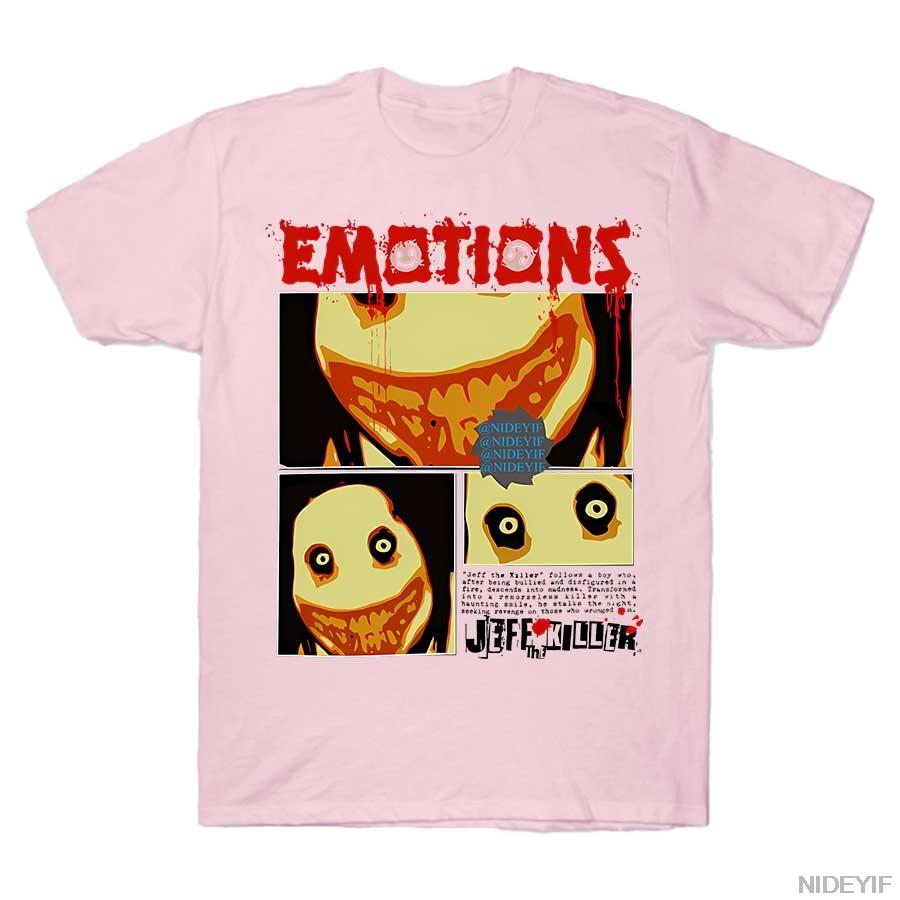 

Jeff The Killer Creepypasta Tshirt for Men Women 100 Cotton T Shirts Short Sleeve Tops 2026 Fashion Casual Y2K Tshirt 4XL