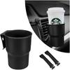 Hanging Cup Holder For Car Air Vents/Windows,Multi-Function Car Cup Holder Organizer/Car Trash Can,Universal Car Window Cup Holders With 2 Hooks Fits