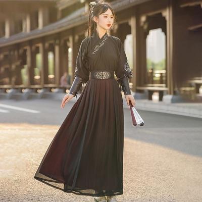 China Hanfu Swordsman Handsome Cool Daily Chinese Style Embroidery Suit