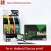 Cherry Blossom Charcoal Pencil Set - Soft, Medium, Hard for Quick Sketching & Professional Art