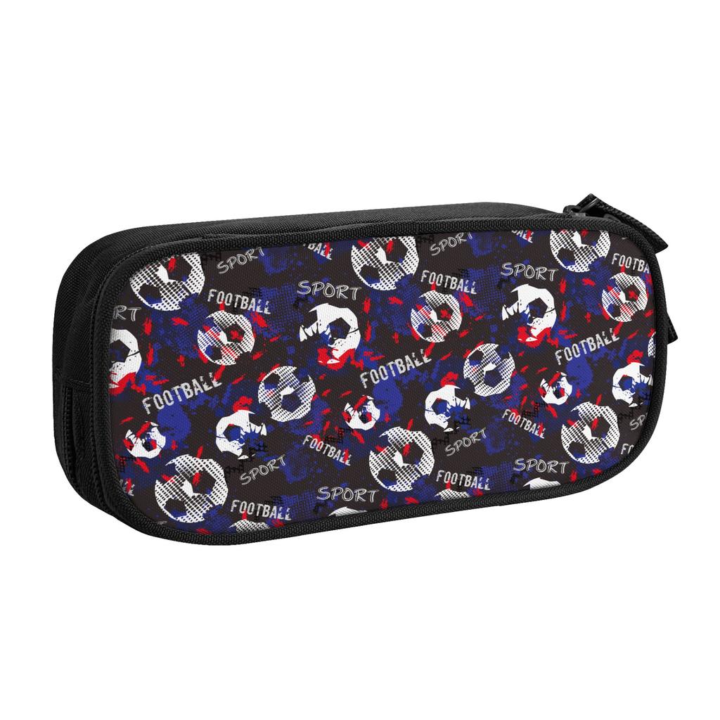 Cartoon Soccer Ball Football Pencil Cases Fashion Pen Box Bag Student Big Capacity School Supplies Cosmetic Pencil Box