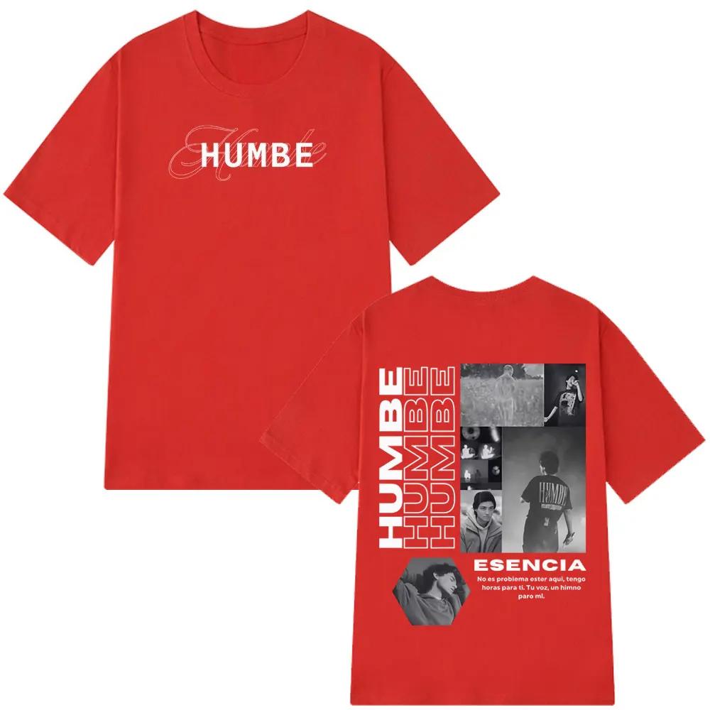 

2026 Singer Humbe Esencia Tour Print Tshirt Unisex Women Summer Cotton Casual Tshirts Hiphop Oversized Gothic Punk Tshirts Tops S
