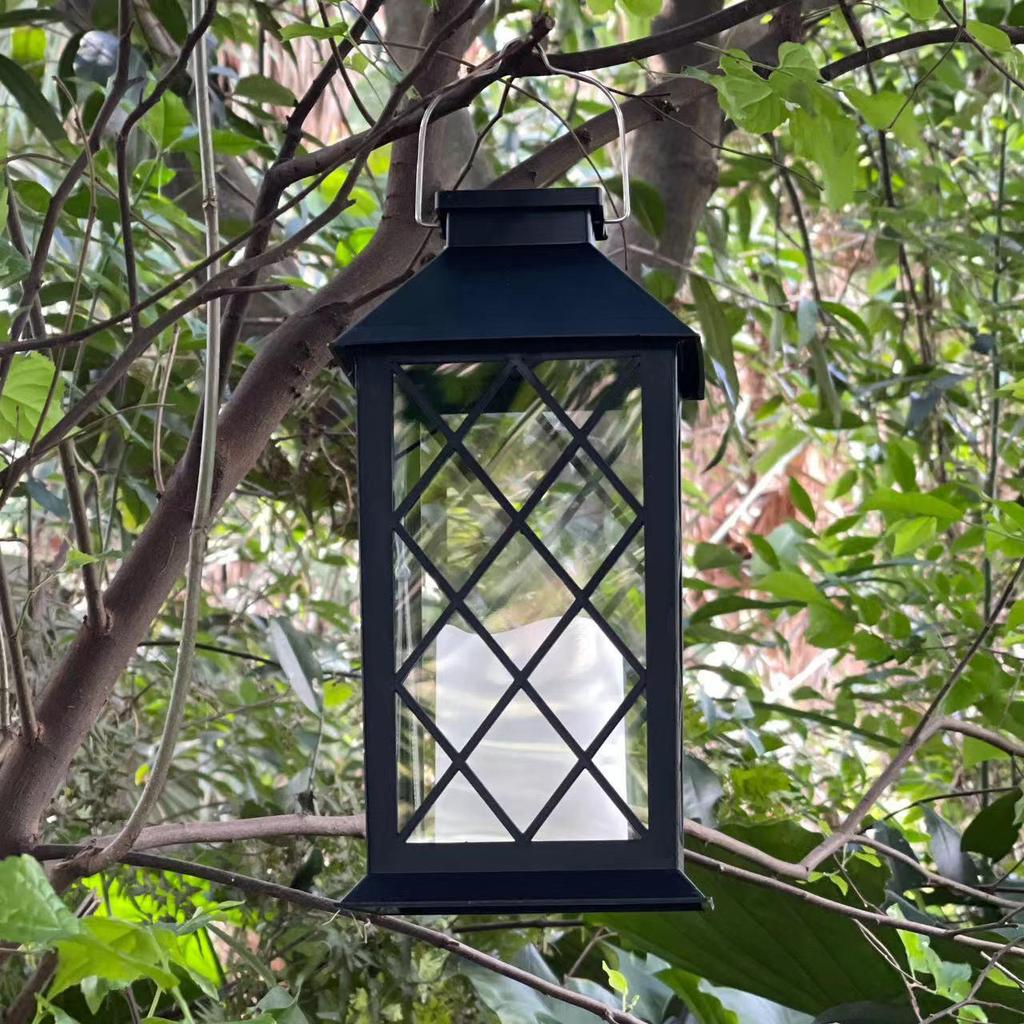 Solar Waterproof Outdoor Antique Candle Lantern Decorative Light