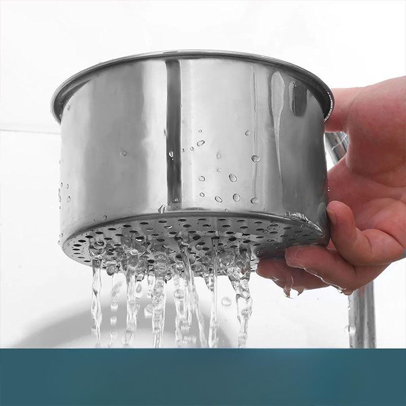 Swan Water Filter Basket, Stainless Steel Sink, Draining Basket, Kitchenware Storage Basket, Hanging Draining Rack, Sink Storage Rack