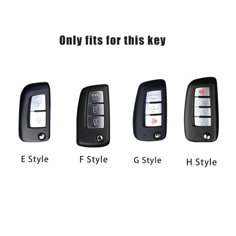Zinc Alloy Car Key Case Cover Shell for Nissan X-Trail Qashqai J11 Juke Murano Micra Tiida Maxima Altima Kicks Protector Holder