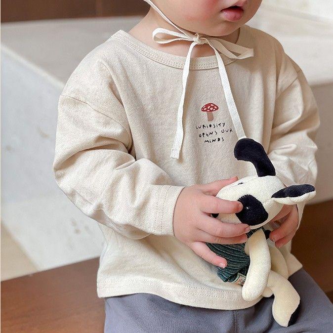 Baby Three-Piece Long Sleeve Crew Neck Tee Set – Spring Collection
