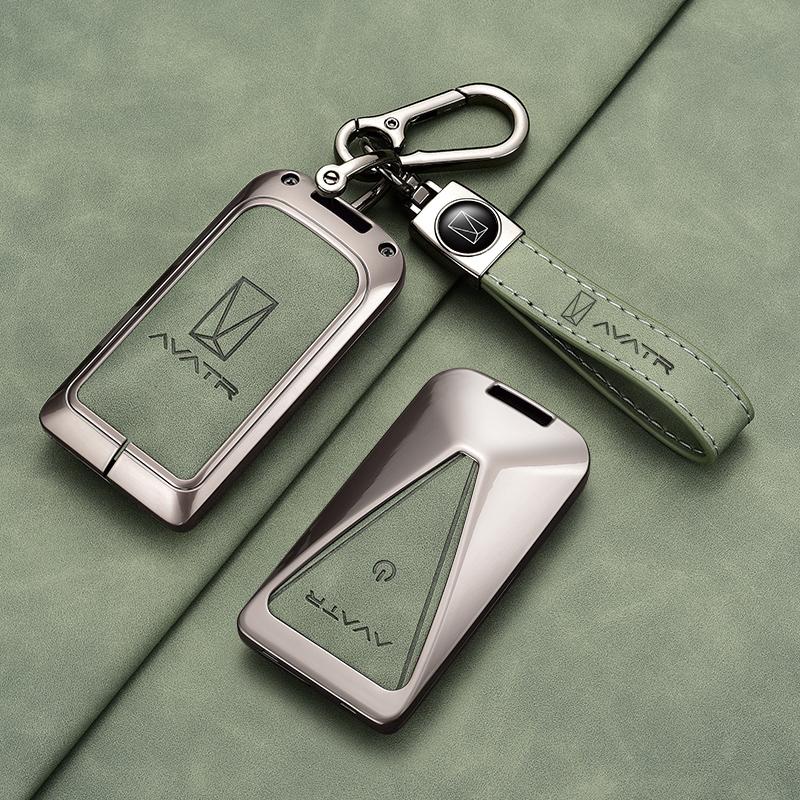 For AVATR 07 06 11 12 Zinc Alloy Key Cover Key TPU Anti-Scratch Key Case Protector Cover Premium Keychain Buckle Car Accessories
