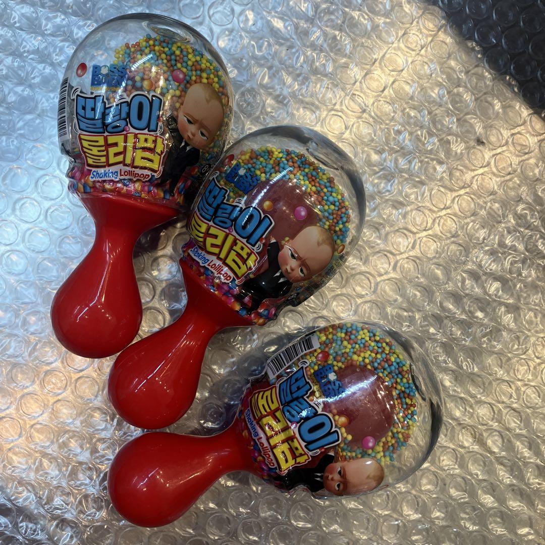 

[Б/У] Леденцы Boss Baby, Корейские снеки, 3 штуки