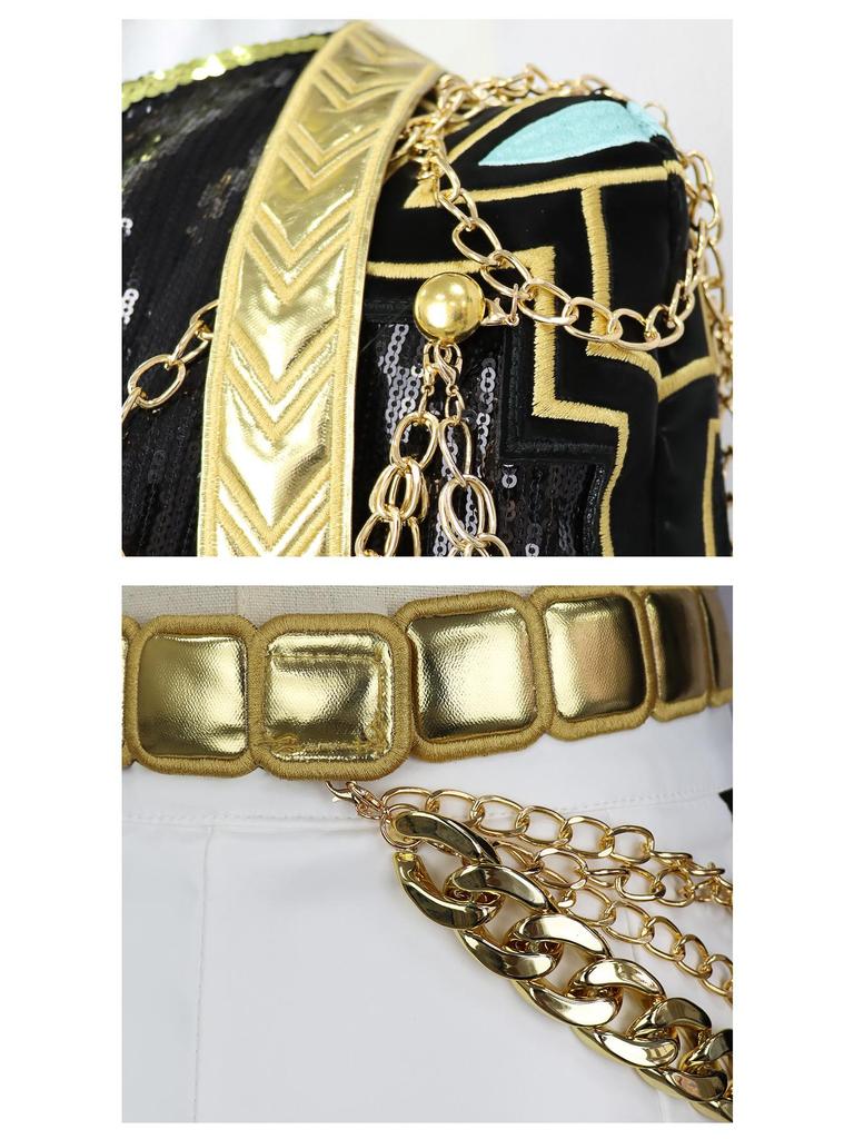 Kpop Demon Hunter Girl Group Cosplay Set - Rumi, Zoey, Mila White Stage Outfits