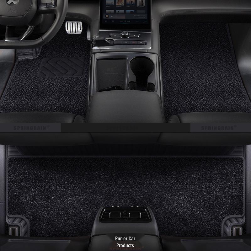 NIO ES6, ES8, EC6, ET7, ET5 Car Floor Mats - Full Surround Genuine Leather for Six or Seven-Seaters