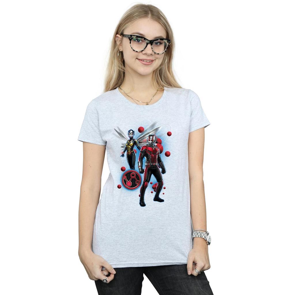 Marvel Womens/Ladies Ant-Man And The Wasp Particle Pose Cotton T-Shirt