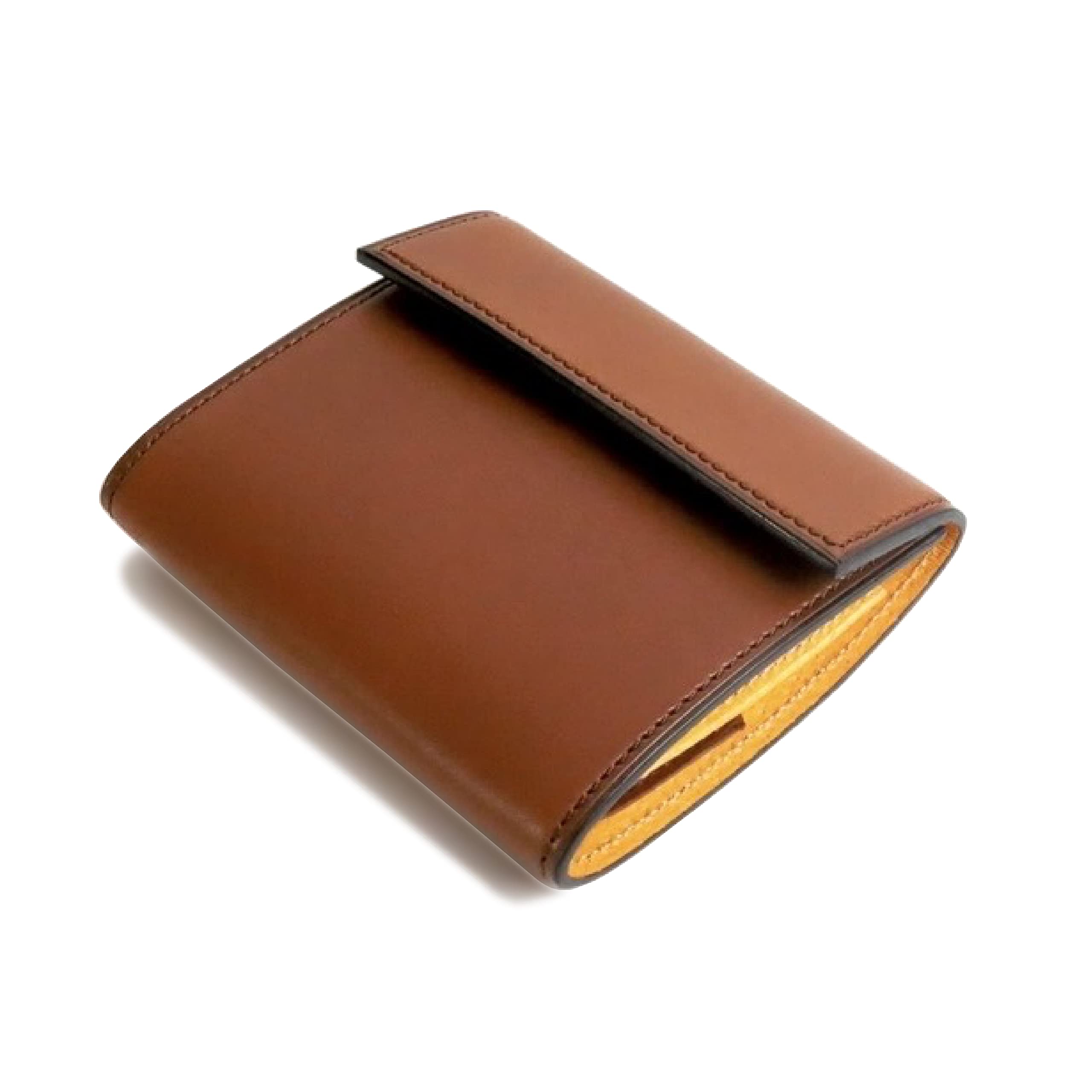 

Простой в использовании компактный кошелек NotS Mini Wallet из натуральной кожи Normal [UNDERCOOLED] мужской тройного сложения (коричневый, (Правша))