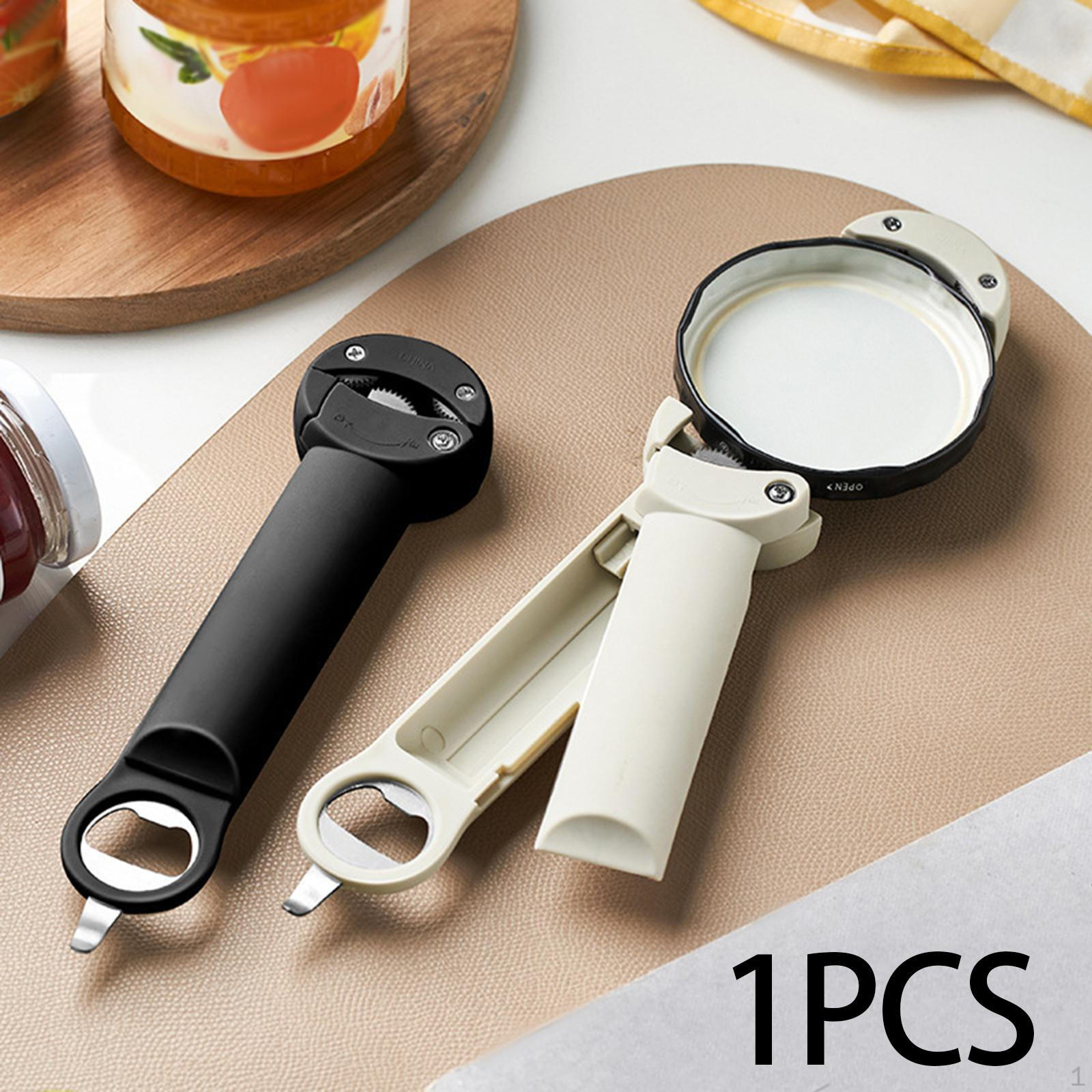 

Відкривачка для пляшок для слабких рук Проста у використанні Підходить для будь-якого розміру та банок Нековзка панель для зняття ковпачків чорний