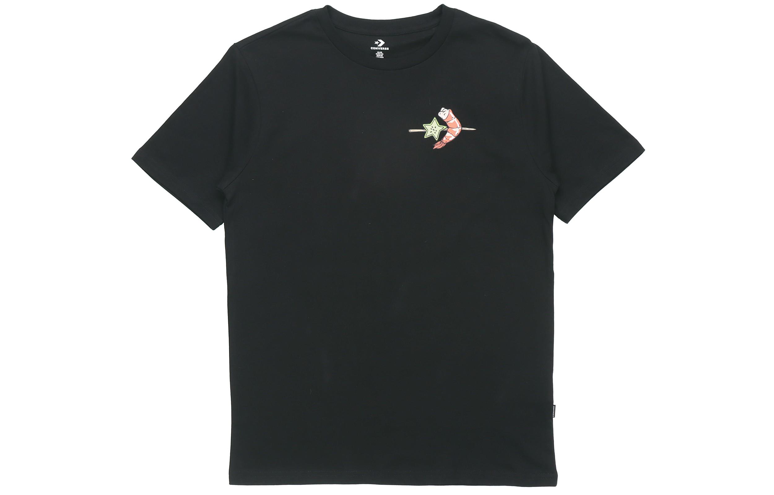 Converse Set-in Sleeve T-Shirt Men s Black 10021513-A02 S