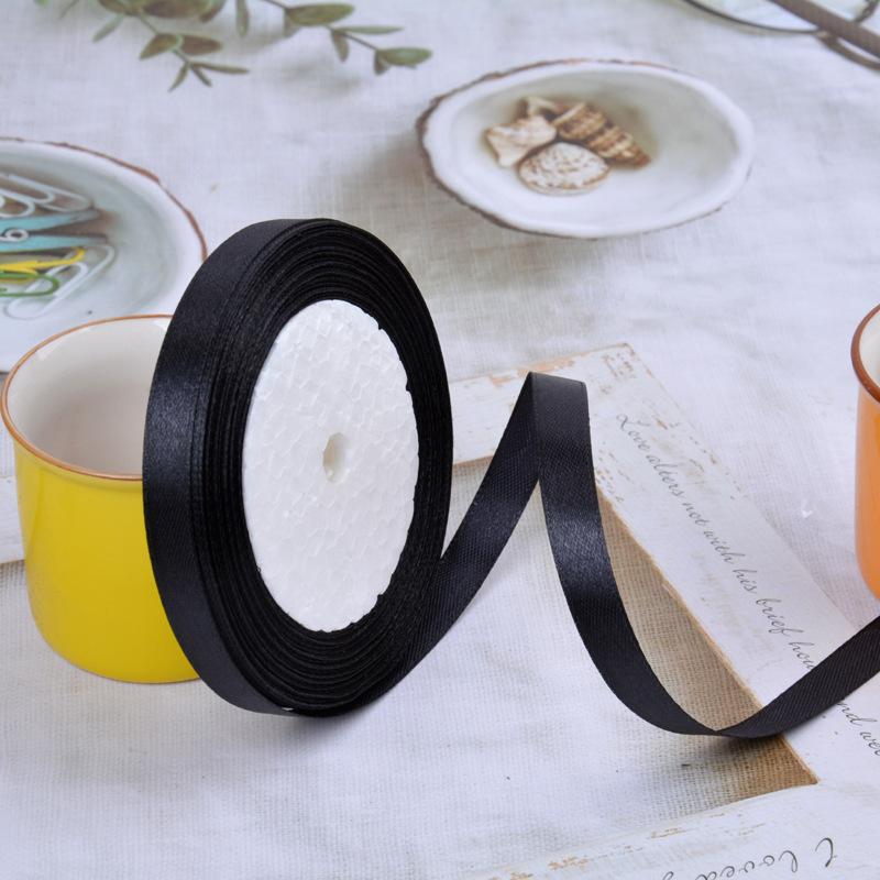 Supply 1Cm Polyester Webbing Ribbon Ribbon, Gift Box Packaging, Happy Candy Box, Bow Ribbon.