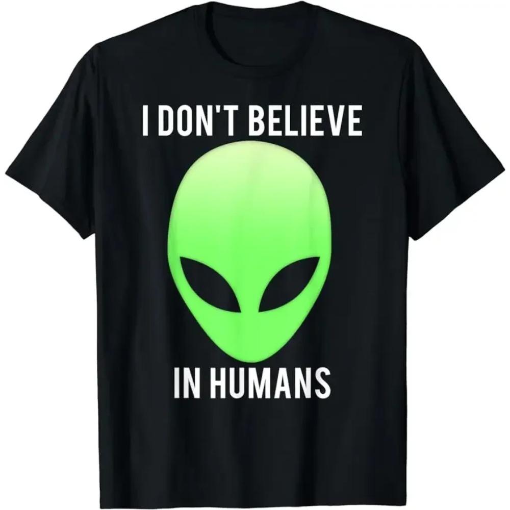 Cute Alien I Come In Peace Space Rave EDM Music Alien T-Shirt Graphic Tee Fashion Short Sleeve Novelty Unisex Short-sleev