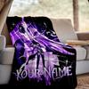 Custom Name Genshin Throw Blanket - Perfect for Couch, Bed, Office, and outdoor Travel - Ideal Gift for Christmas & Holidays