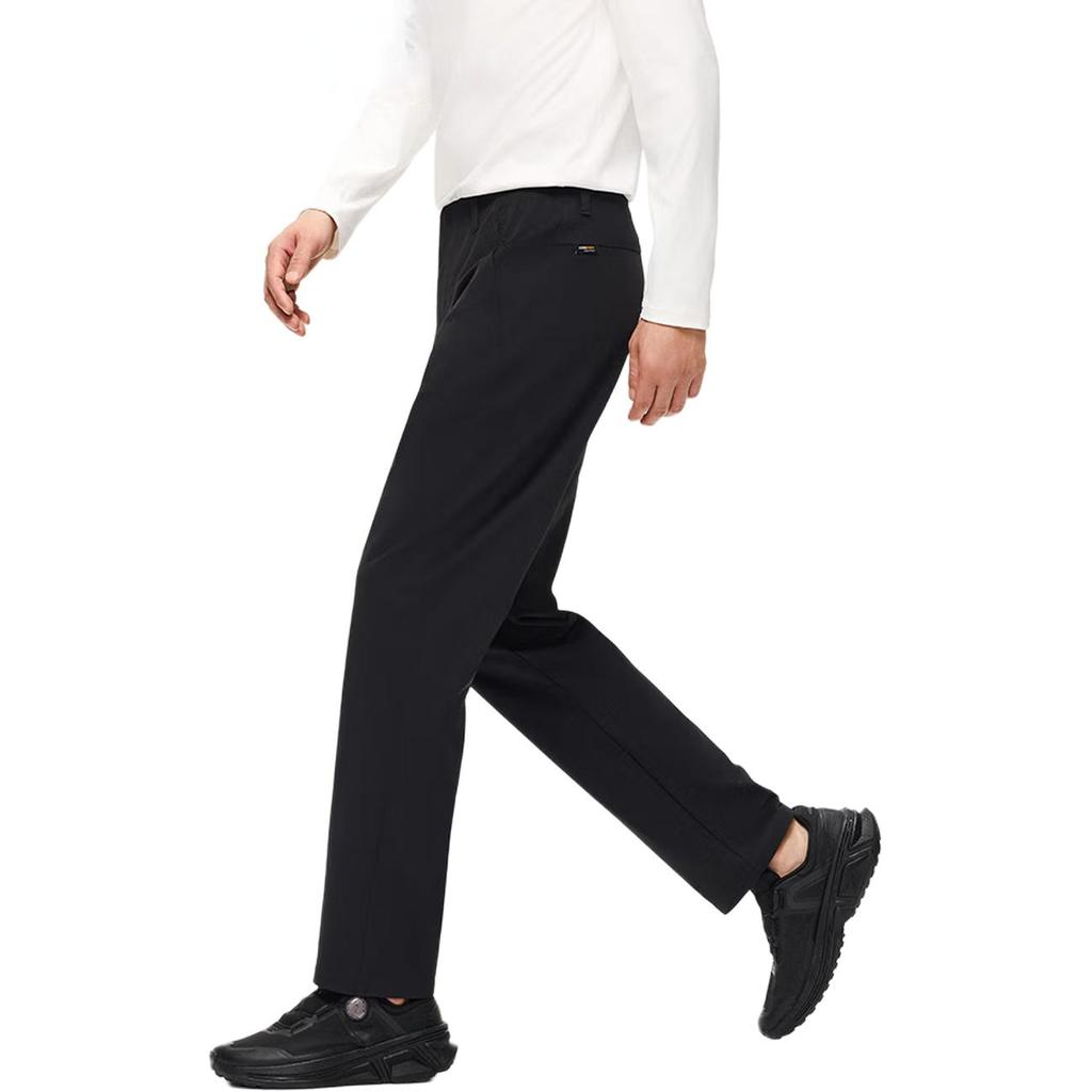 Anta Champion All-Weather Series Solid Color Simple Mid-Rise Breathable Versatile Straight Leg Casual Pants Men bottoms 152530523-1