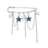 Love Moon Element Tassel Brooch Clothing Light Luxury Functional Pin Accessories