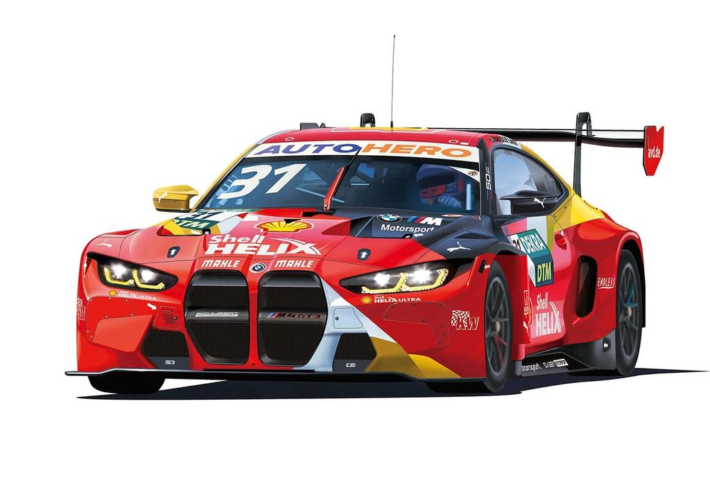 Platz/NuNu 1/24 Racing Series BMW M4 GT3 2022 DTM Champion Plastic Model Car PN24045 (Car)