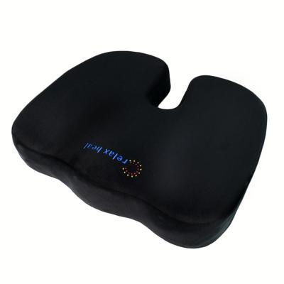 Almofada de Assento Relaxheal em Espuma de Memória, Espuma de Memória Premium, para Carro, Escritório e Mais, Alivia a Dor nas Nádegas.