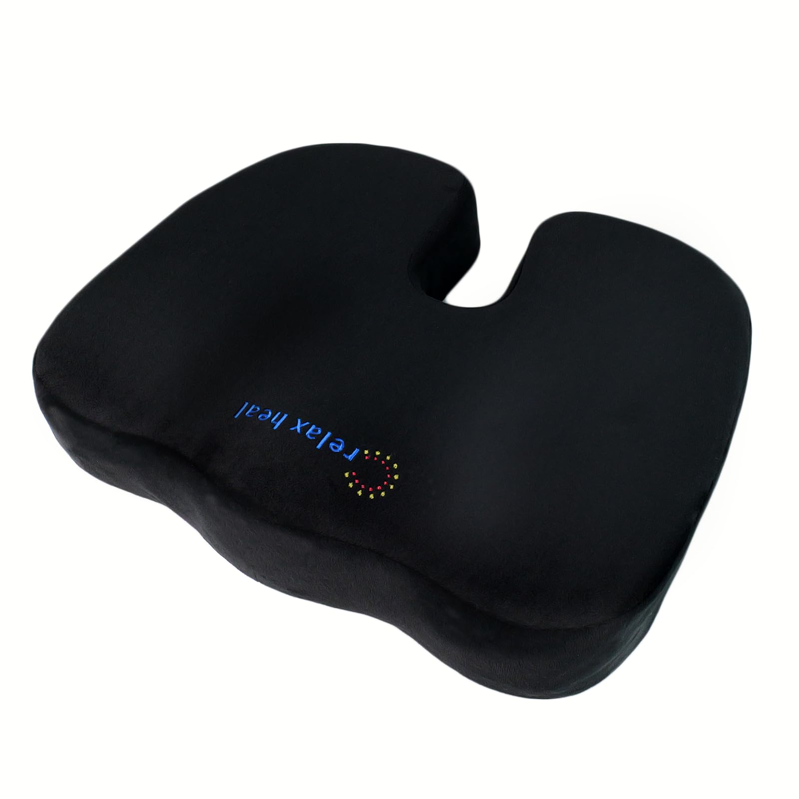 

от мягкого relaxheal Memory Foam Chair Seat Memory No Butt Premium Memory Foam [контролируемый терапевт] Подушка, Подушка, Подушка, Пена, Кресло, Боль, чёрный