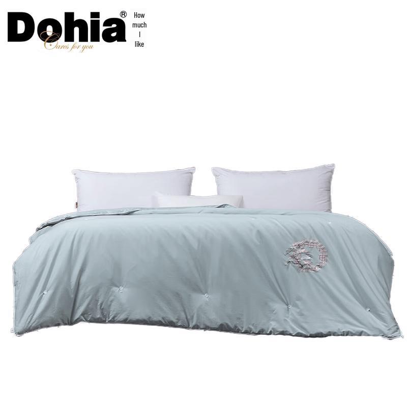 Dohia 60-Count Cotton Sateen Tussah Silk Quilt