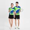 Badminton Clothes Outfit Short-Sleeved Men's and Ladies's Running Shirt Red Blue Green Table Tennis Sportswear Quick-Drying B Practical Use