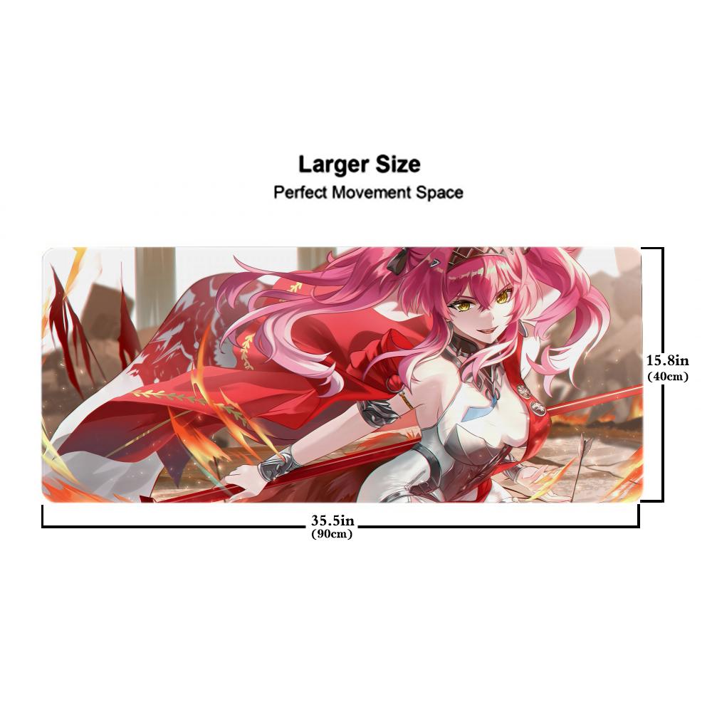 Lupa Wuwa Mouse Pad 500X1000 Mm Large Gaming Mousepad Gamer XL Rubber Otaku Keyboard Pad Laptop Desk Mat