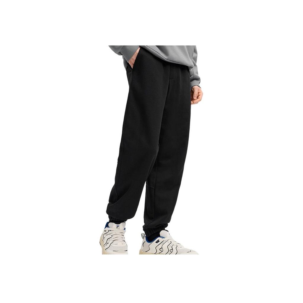 Fila Original Fashion Simple Retro Classic Versatile Comfortable Knitted Casual Pants Men Pants F11M549606FBK