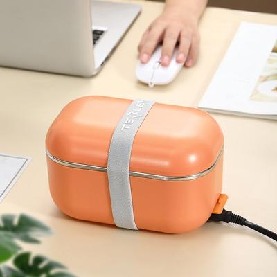 220V Electric Heating Lunch Box Self Cooking Food Storage Warmer Container Portable Steamer Food Grade Mini Rice Cooker
