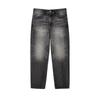 JACK&JONES Men's Distressed Dark Grey Straight Jeans