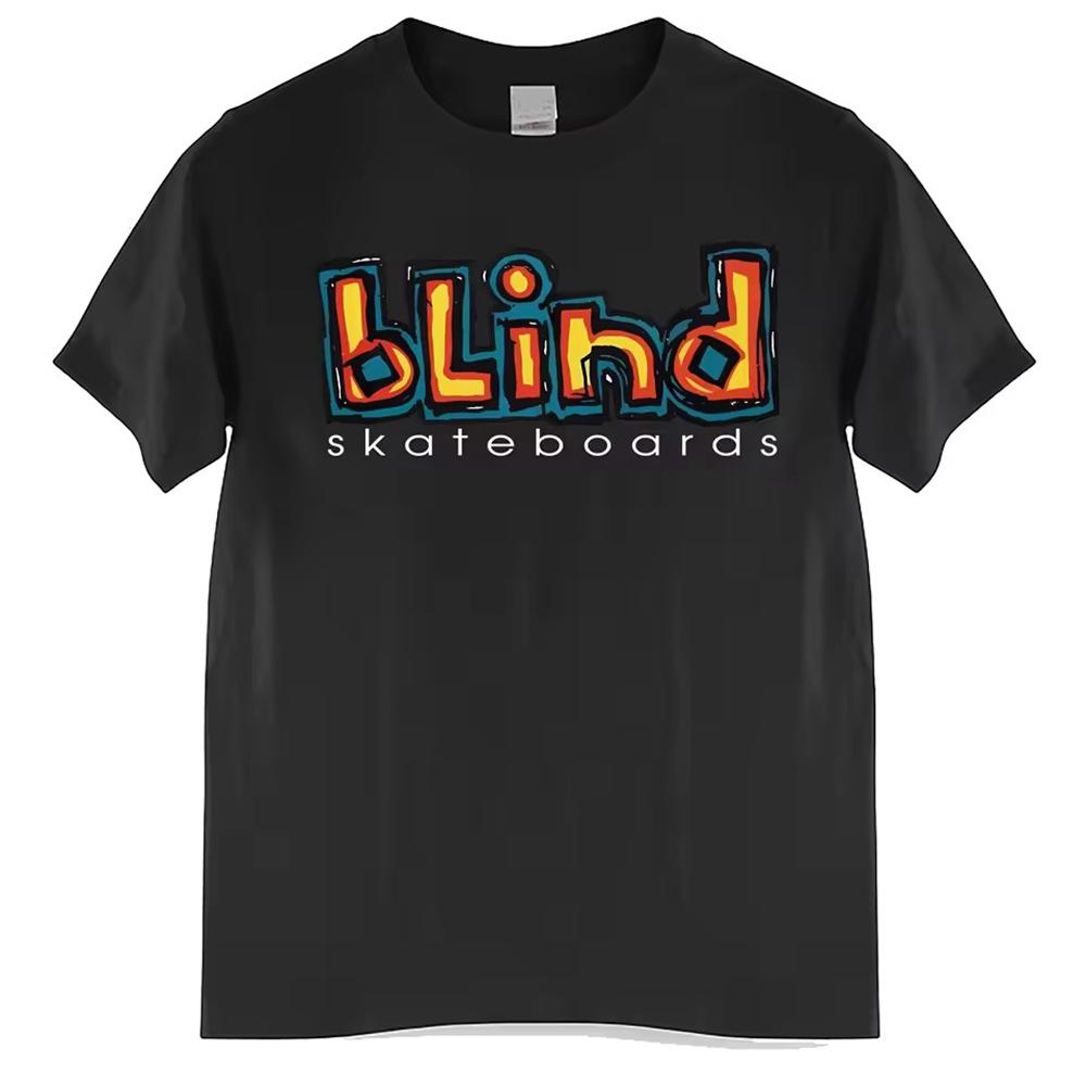 

Женские футболки Футболка Мужская Мужская одежда Homme Мужская Новинка Топ Футболки Футболка Мужская Футболки для мужчин Футболка Blind для скейтборда 4XL