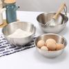 17/19/24,5CM Roestvrijstalen Saladekom met Schaal voor Voedselopslag Eierbloem Mengkom Fruit Groente Noedel Container