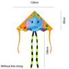 Kite Cartoon Childrens Triangular Breeze Easy To Fly Long Tail Curved Edge