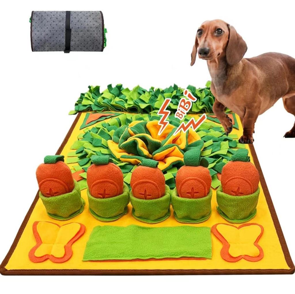 Pet Sniffing Mat: Indoor Dog & Cat Foraging Toy, Decompression Puzzle & Slow Feeder