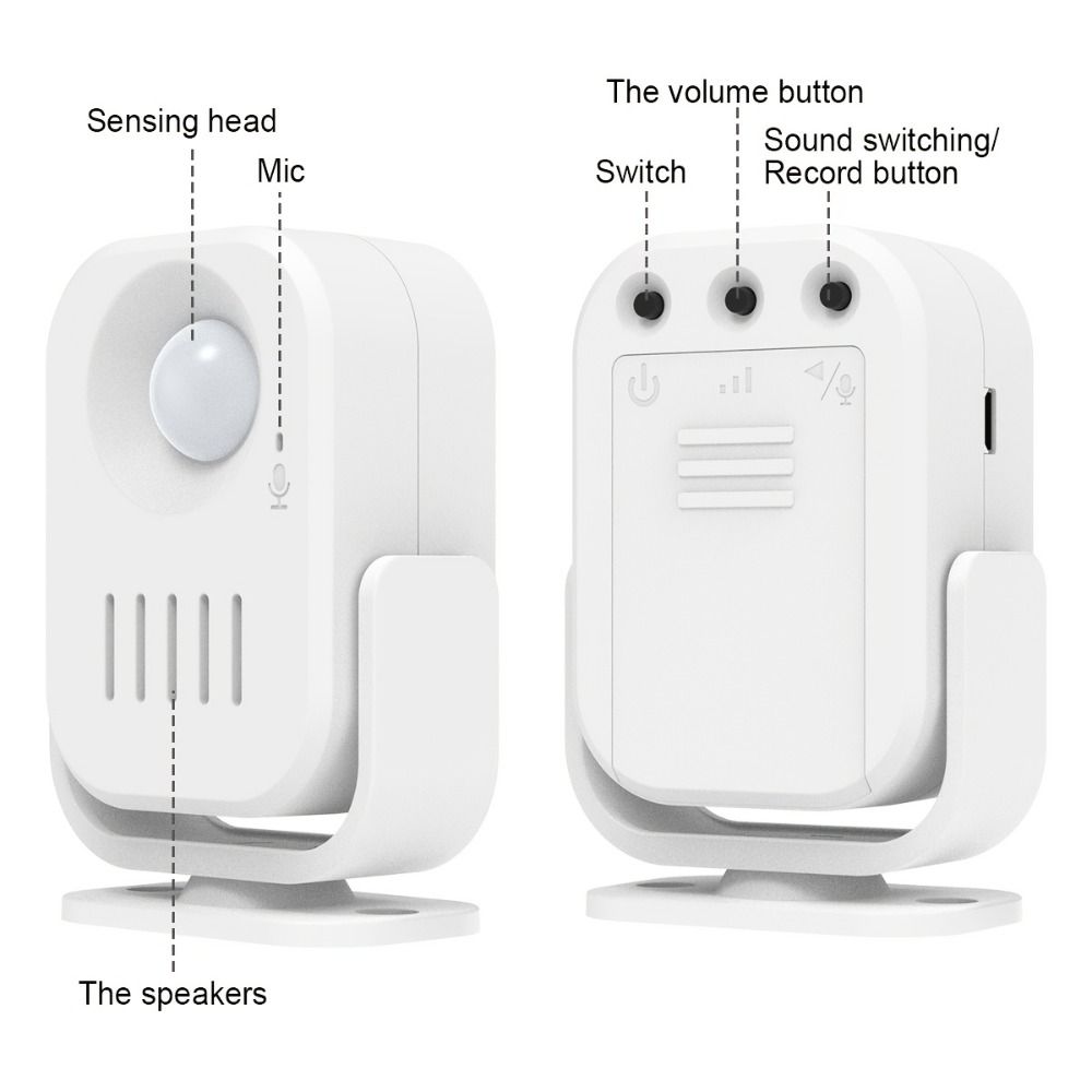 Anti-theft Smart Voice-Activated Doorbell Wireless Door Bell Store Office Hotel