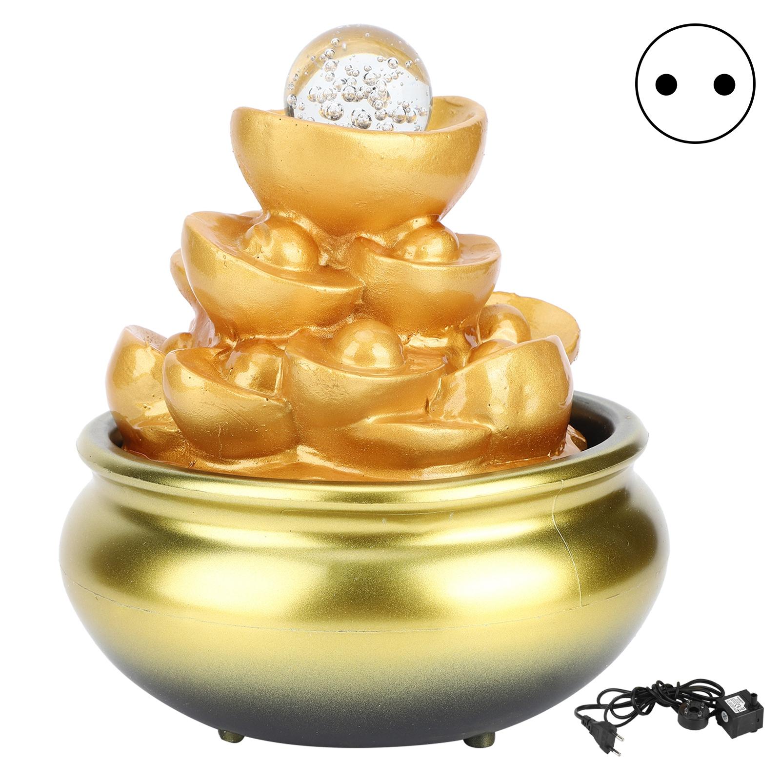 

Светодиодный фонтан Водопад из инновационной смолы Орнамент Художественные ремесла для дома офиса Ландшафт