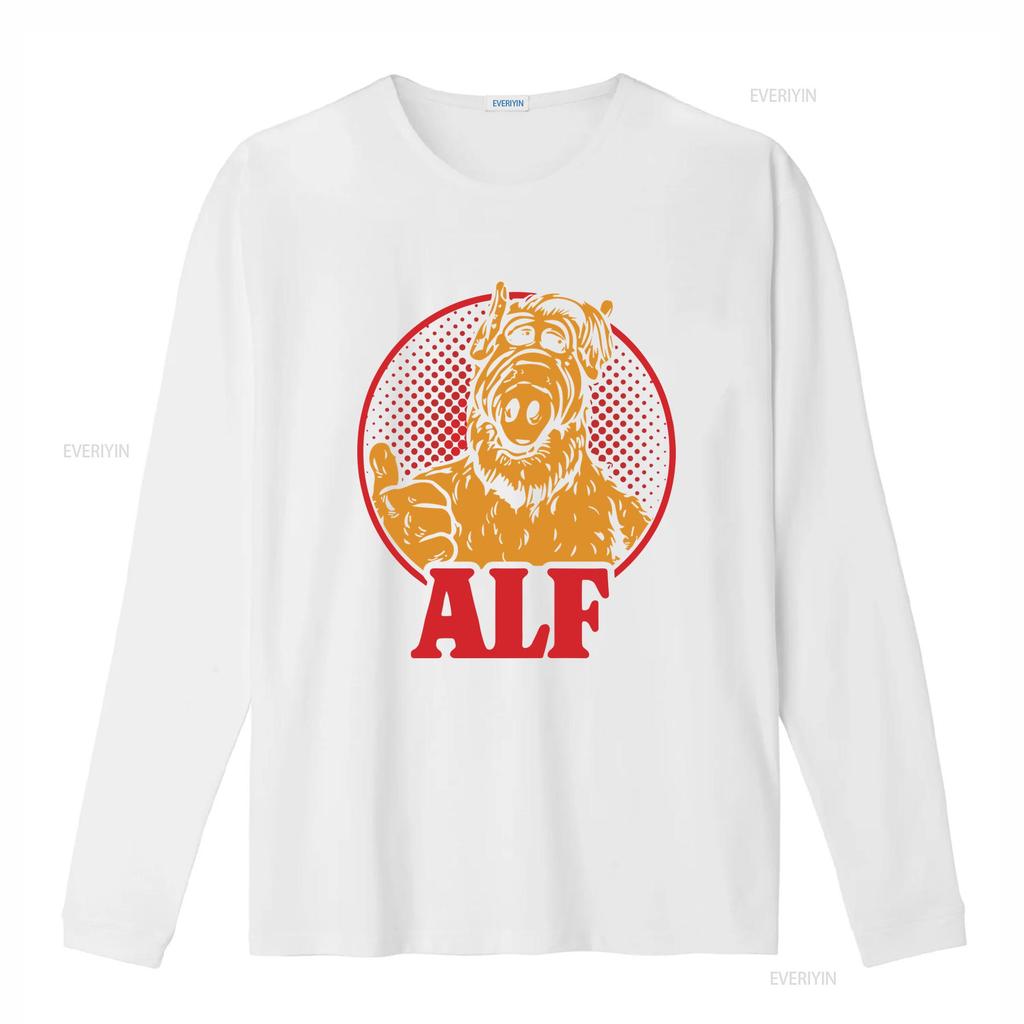 90s Retro Style ALF Character TV Show Softstyle T Shirt Alien Life Form vintage Washed Casual fashion homme designer clothes