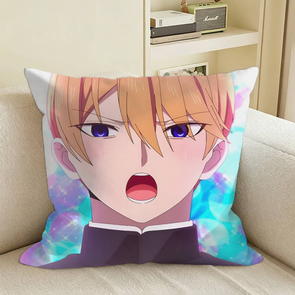 Shirogane From Love Is War Square Sofa Pillow Cover Solid Color Living Room Home Decor Cushion Case