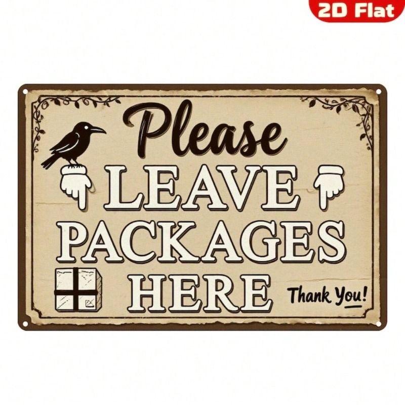 Vintage Metal Painting for Living Room Kitchen Studio Garage Wall Decor