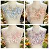 Embroidered Sequins Flower Applique Patches for Clothing Bags Handcraft Decoration Polyester Materials