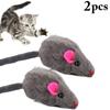 2pcs Cat Mice Toy Simulated Cat Toys False Mouse Pet Cat Toys Mini Funny Playing Toys For Cats Plush