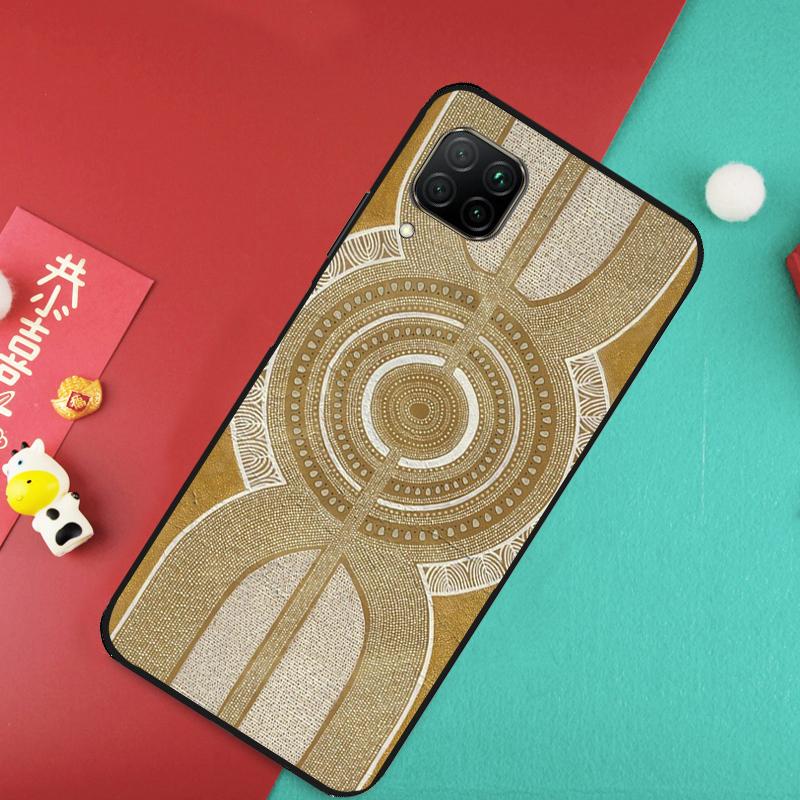 Aboriginal Art Print For Huawei Nova 11 Pro 9 10 SE 7i 8i 11i 12i Y73 Y72 Y61 Y91 Y90 Y70 Y60 P30 P40 Lite Case