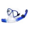 Tempered Glass Scuba Diving Goggles Dry Top Snorkeling Mask and Snorkel Set for Adults