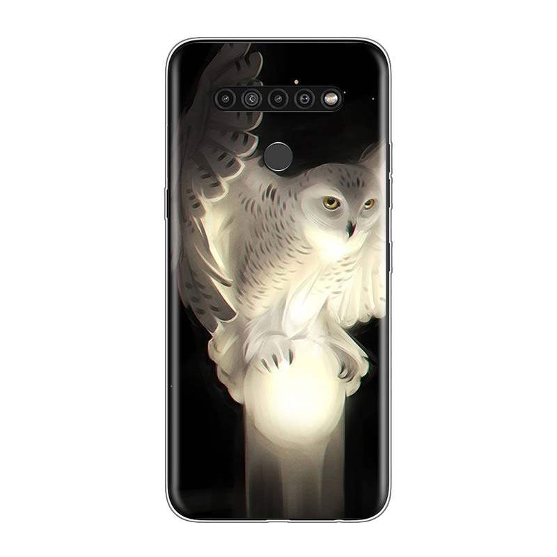 Camouflage Owl Animal For LG V60 V50S V50 G8X G8S G8 G7 ThinQ 5G K61 K51S K41S K30 K20 Q60 Q9 Soft Phone Case