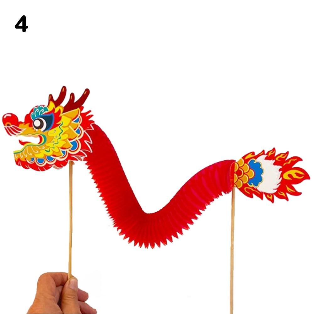 3D Paper Dragon Craft Chinese New Year Chinese Dragon Dance New DIY Dragon Decor
