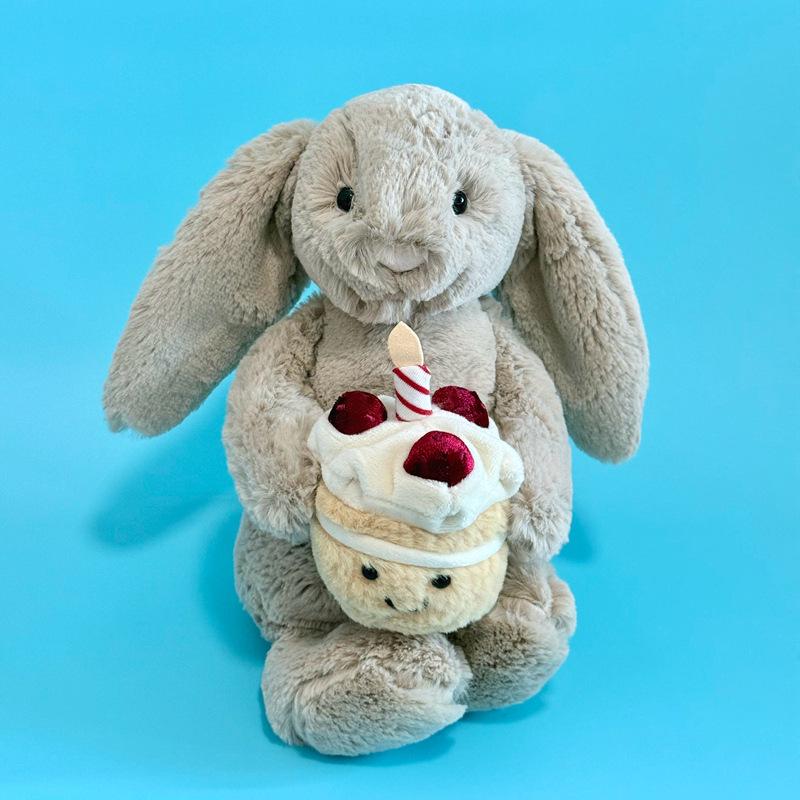 Jellycat UK Floral Bonny Bunny Plush Toy - Star Rabbit Doll, Perfect Easter Children's Gift