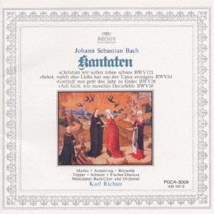 CD MUNCHENER BACH  JS Bach Cantata Nos. 121 64 28  POCA3009  1996 Japan ObiClassical Used
