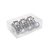 12Pcs Shower Curtain Hooks Rustproof Corrosion Resistant Strong Load-bearing Curtain Rings S-Shaped Electroplated Curtain Hooks